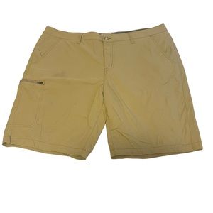 Weatherproof Vintage Mens‎ Straight Fit Chino Shorts Size 40 Zip Pocket Khaki